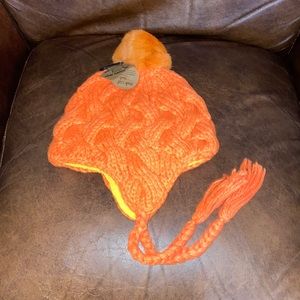 Hand knit hat Unisex